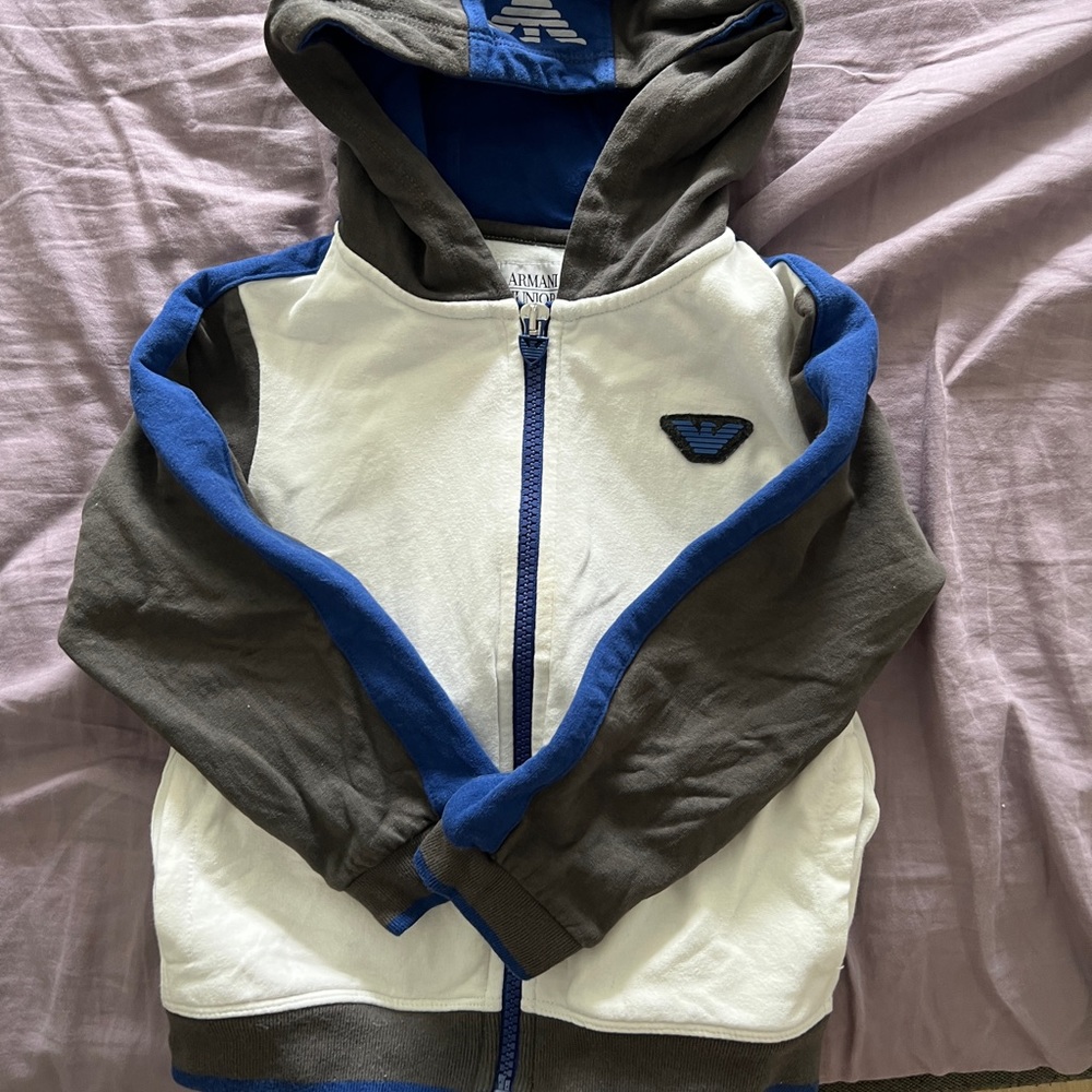 Armani junior zip jacket
